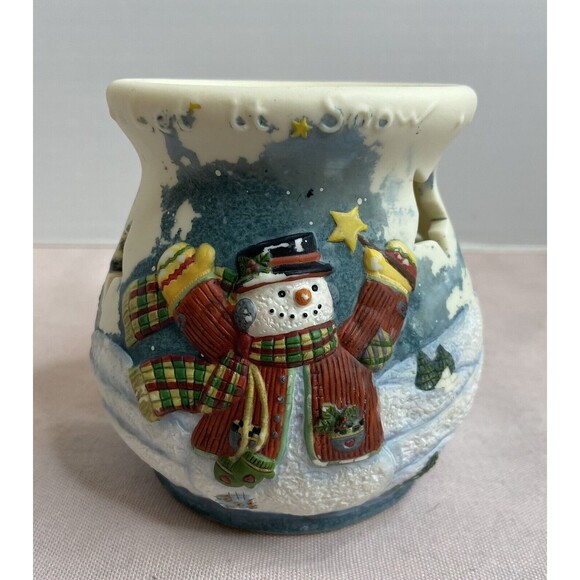 Lang Candle Melting winter magic  Wax Warmer Snowman Christmas Bird - Picture 1 of 6